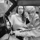 Janet Guthrie, Donna Mae Mims and Liane Engeman racing with the boys at the 12 Hours of Sebring in 1969. Photo credit: AP Photo/Jim Kerlin